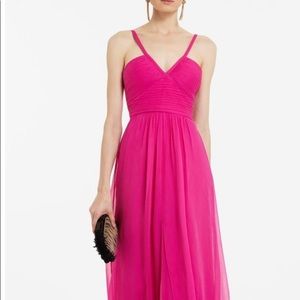BCBG chiffon pink gown size 8